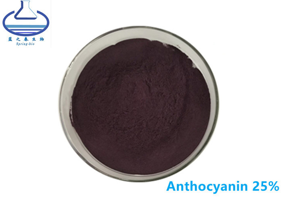 Food Grade Anthocyanin 25% Black Elderberry Extract Powder Black Currant Extract