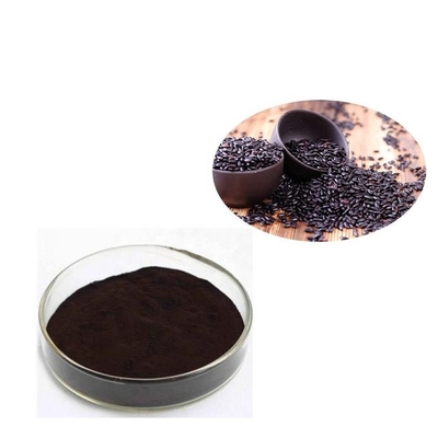 Food Grade Pure Natural Black Rice Extract Anthocyanin Powder 5% - 30%