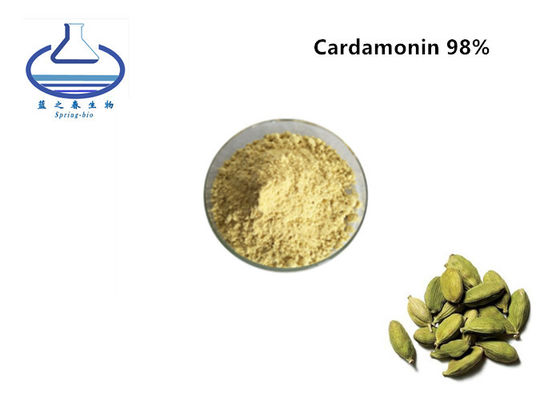Cardamonin Lutein Extract Powder , 98% Cardamom Seed Extract 19309-14-9