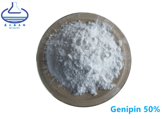 CAS 6902-77-8 Gardenia Extract Powder 50% Food Grade Genipin For Health