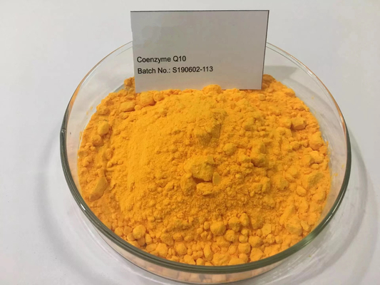 Bulk Coenzyme Q10 Supplements Powder 98% Fermentation Raw Material Powder