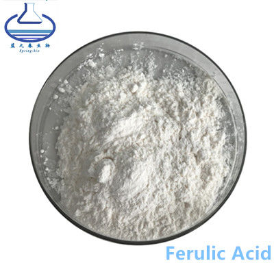 Natural Ingredient Ferulic Acid Powder High Purity For Antioxidant