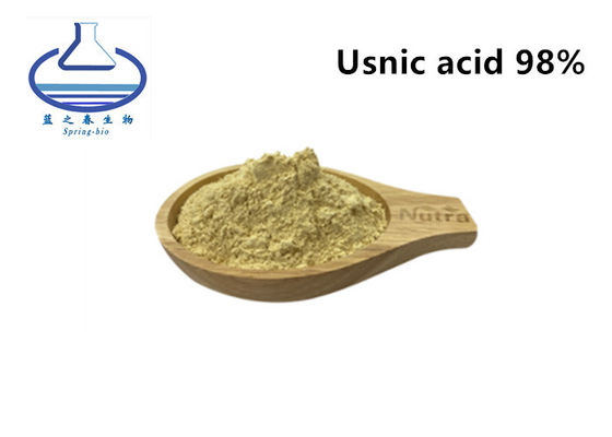 Usnic Acid 98% Usnea Lichen Extract 125-46-2 Cosmetic Raw Materials
